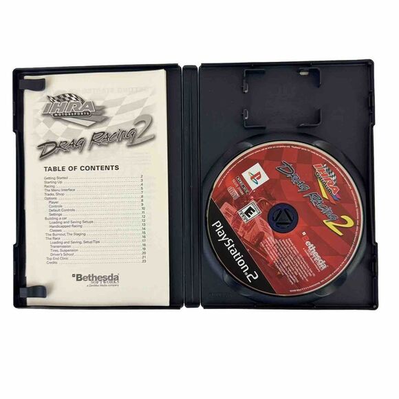 PS2 - IHRA Motorsports Drag Racing 2 -Sony PlayStation‎ 2 Game CIB Black Label - Picture 2 of 3